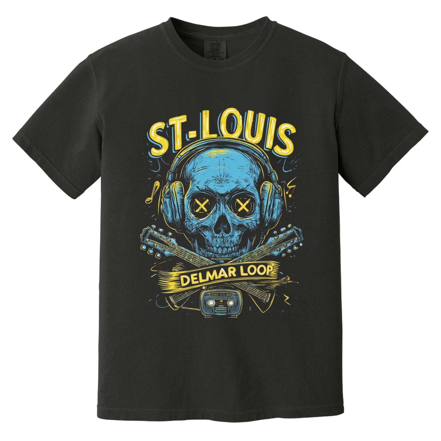 Delmar Loop T-Shirt | Comfort Colors® 1717 Black