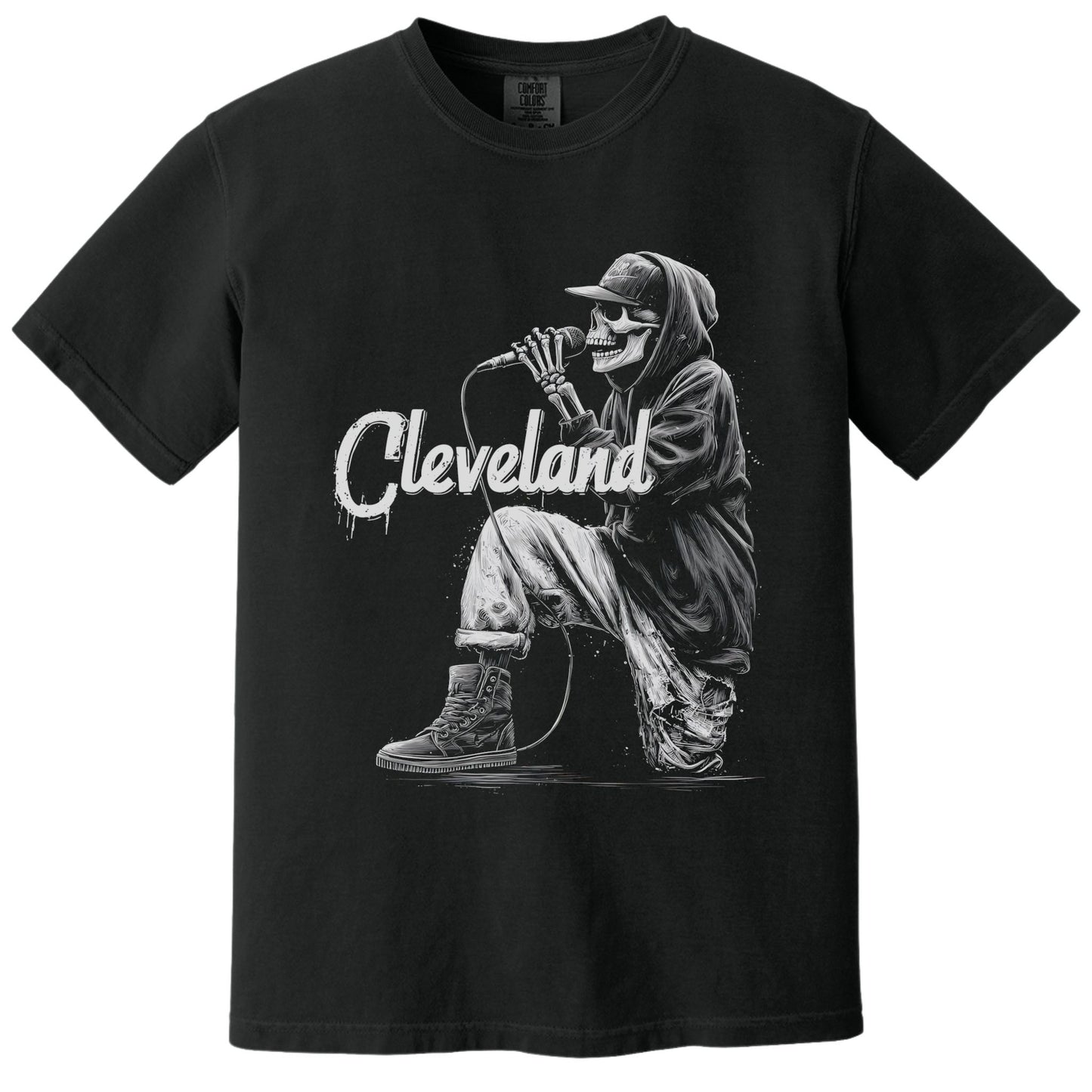 CLE Rap T-Shirt | Comfort Colors® 1717 Black