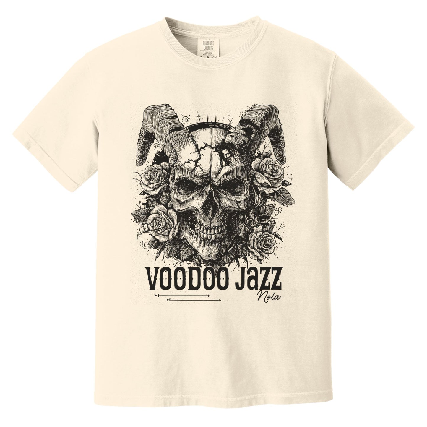 Voodoo Jazz T-Shirt | Comfort Colors® 1717 Ivory