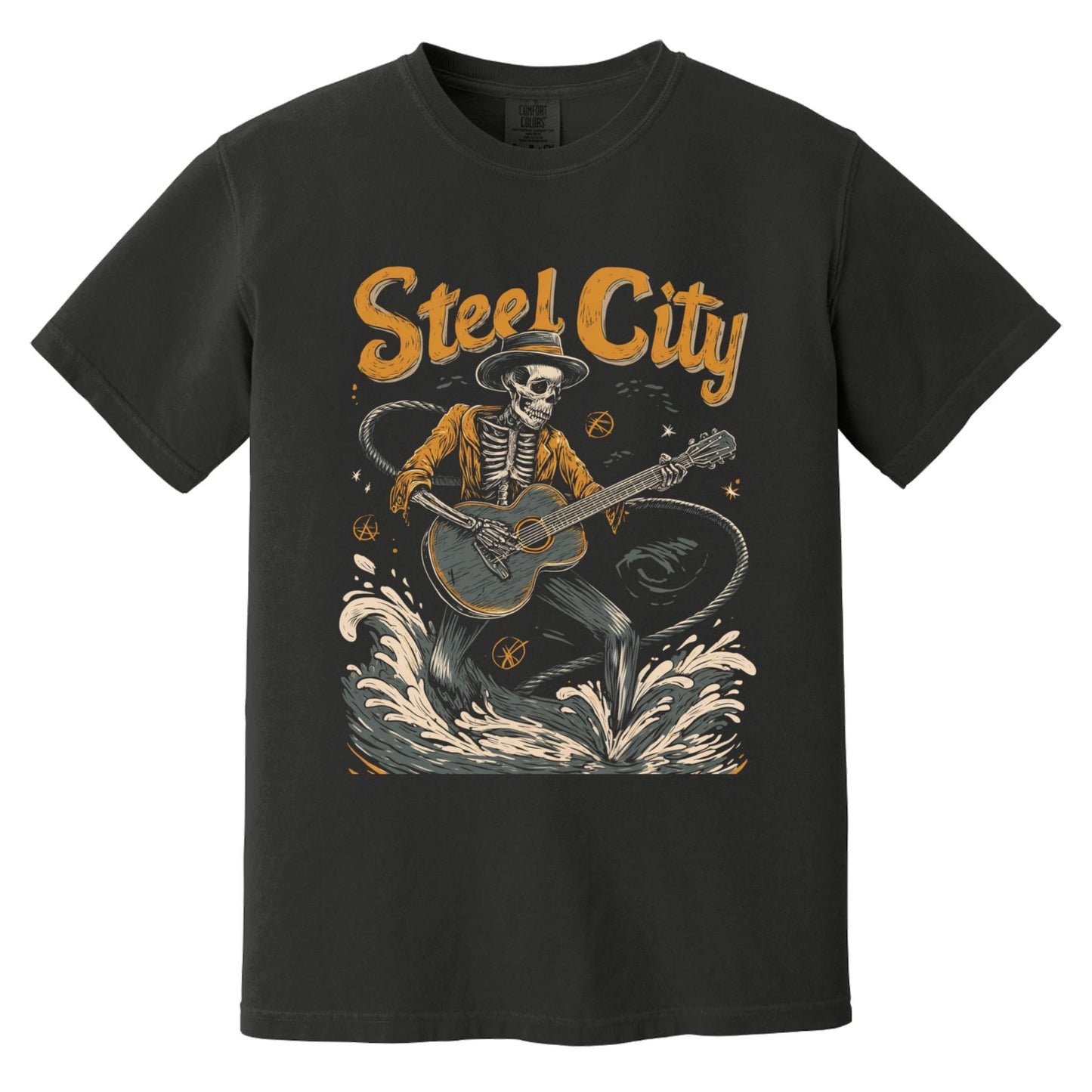 Steel City T-Shirt | Comfort Colors® 1717 Black