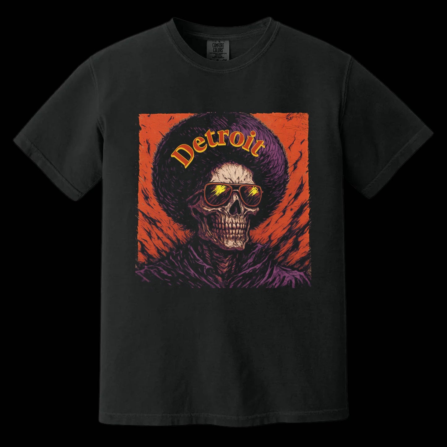 Detroit Funk T-Shirt | Comfort Colors® 1717 Black