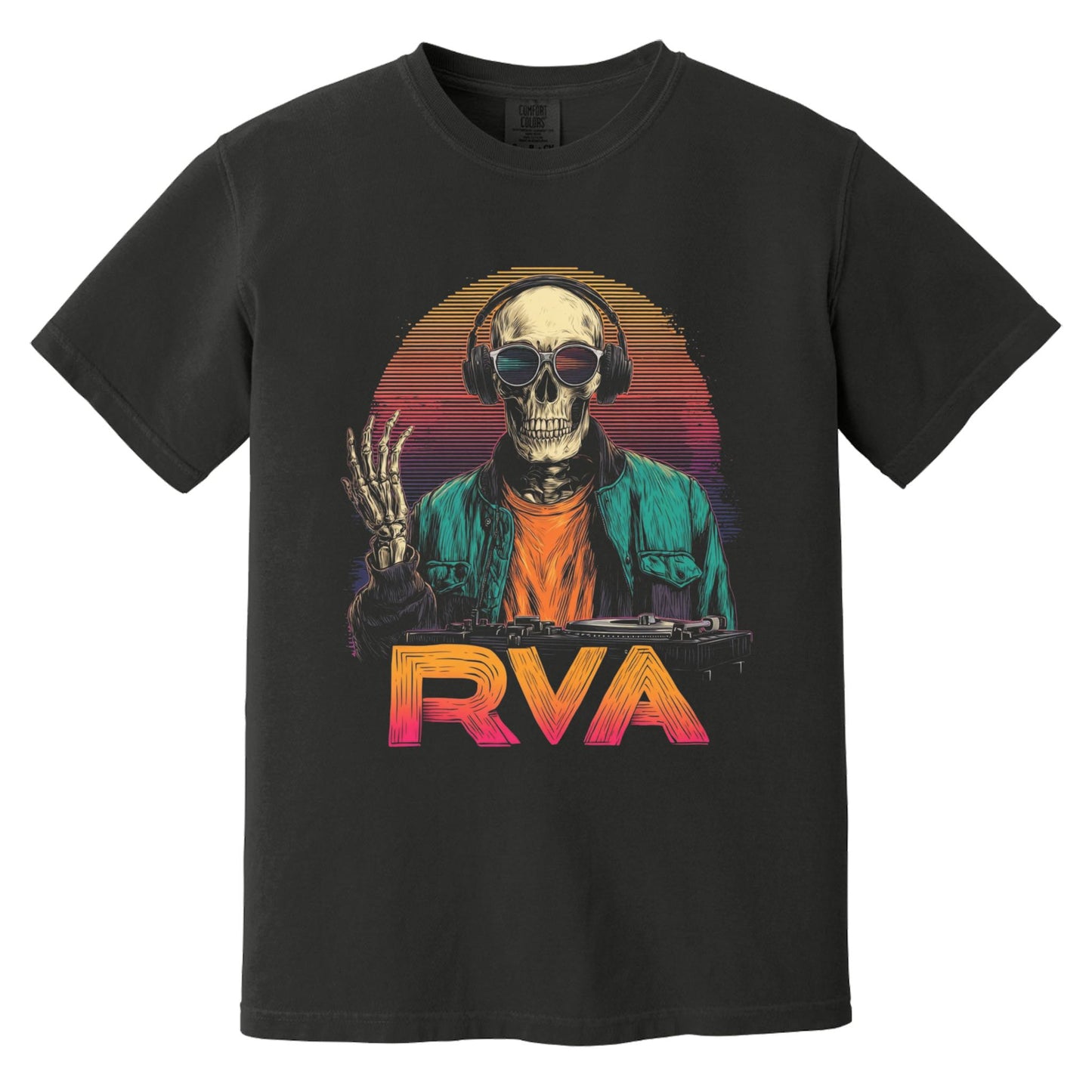 RVA DJ T-Shirt | Comfort Colors® 1717 Black