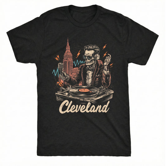 Cleveland Rock 'n Roll T-Shirt | Comfort Colors® 1717 Black