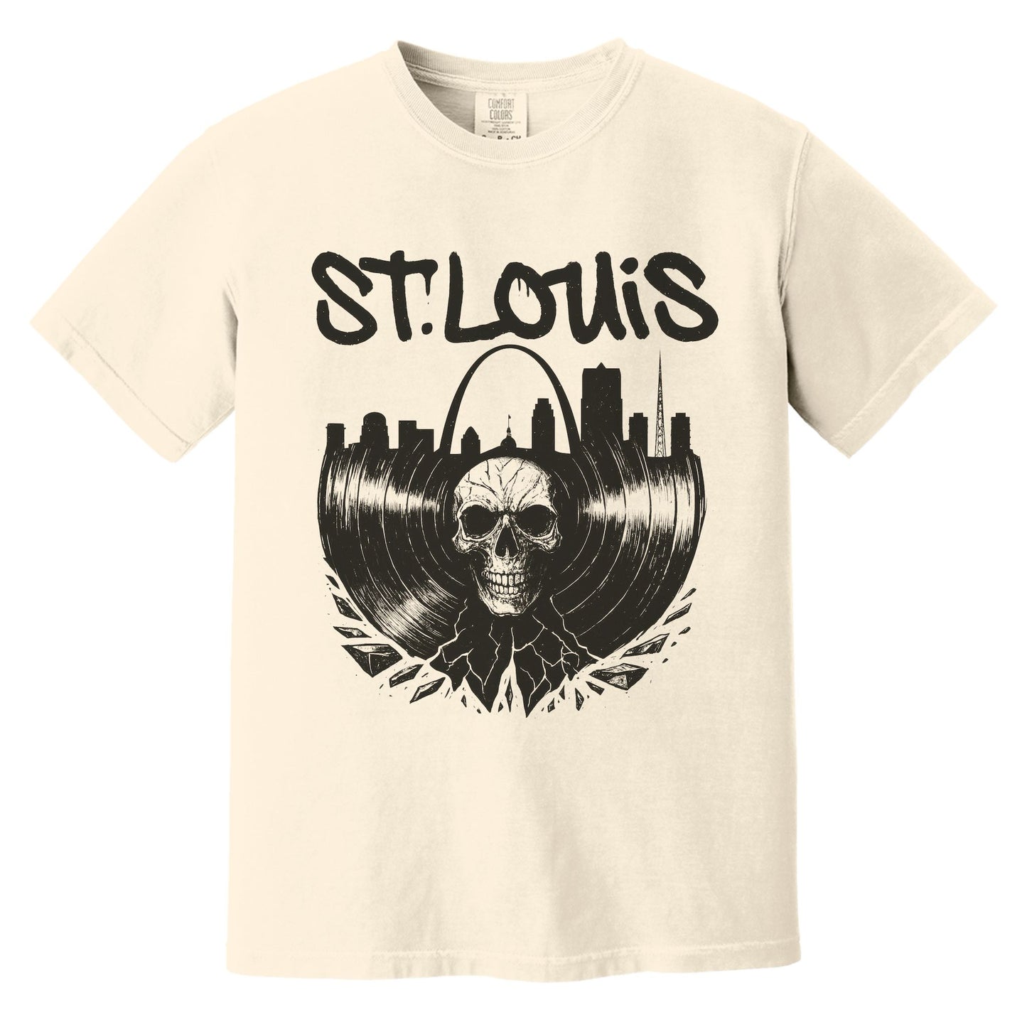 St. Louis Vinyl T-Shirt | Comfort Colors® 1717 Ivory