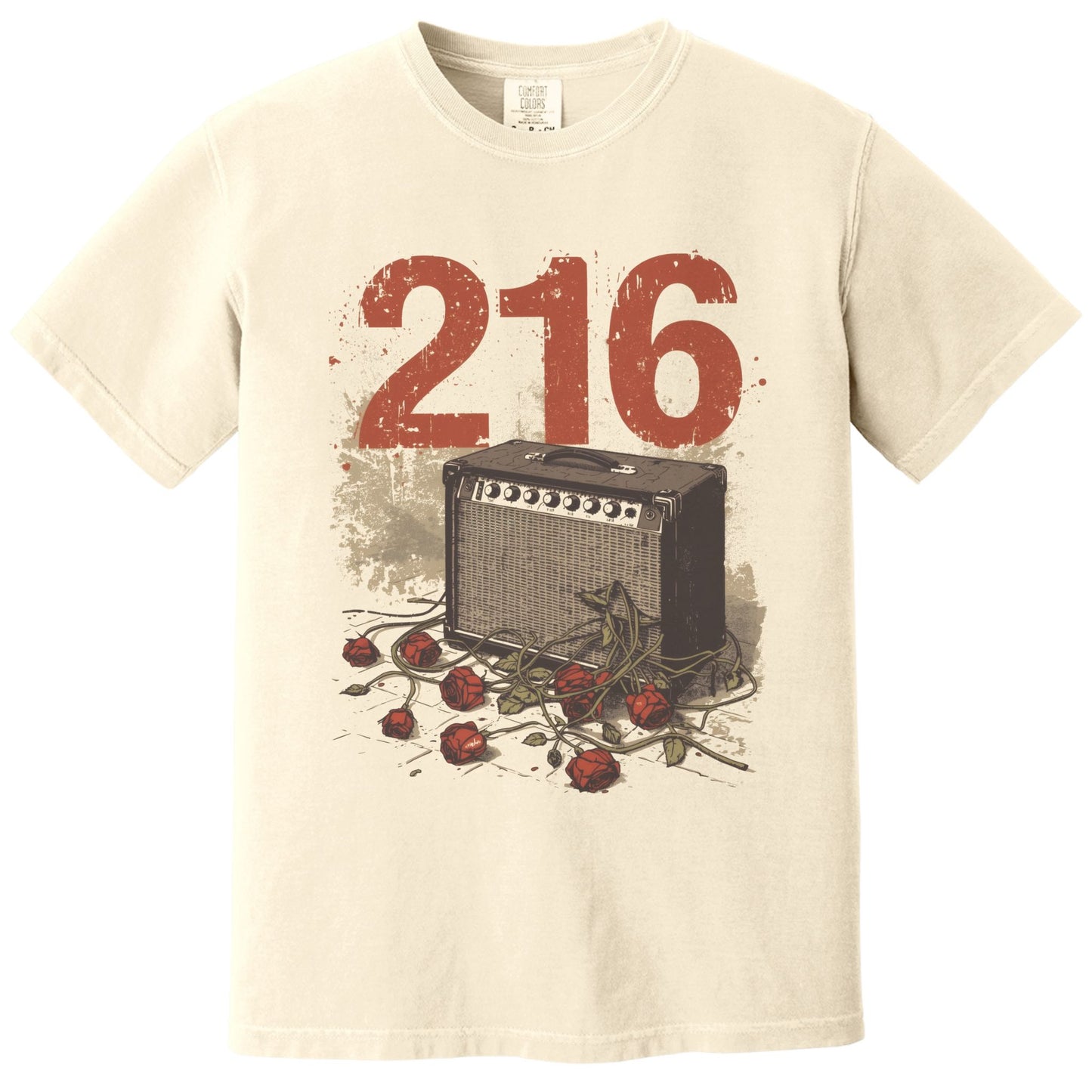 216 Decay T-Shirt | Comfort Colors® 1717 Ivory