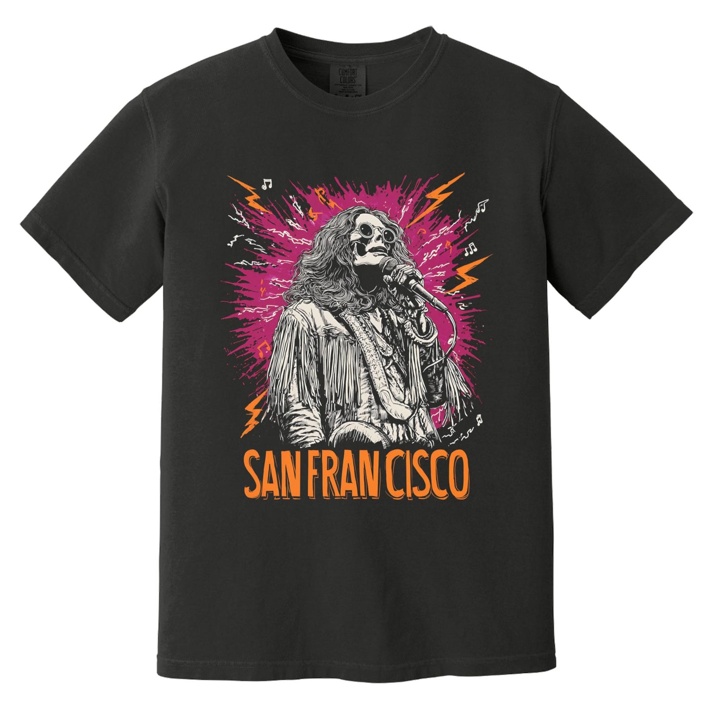 Vintage SF T-Shirt | Comfort Colors® 1717 Black