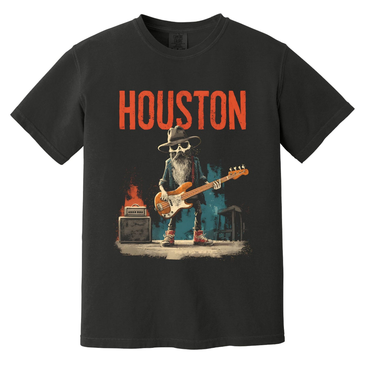Houston Z T-Shirt | Comfort Colors® 1717 Black