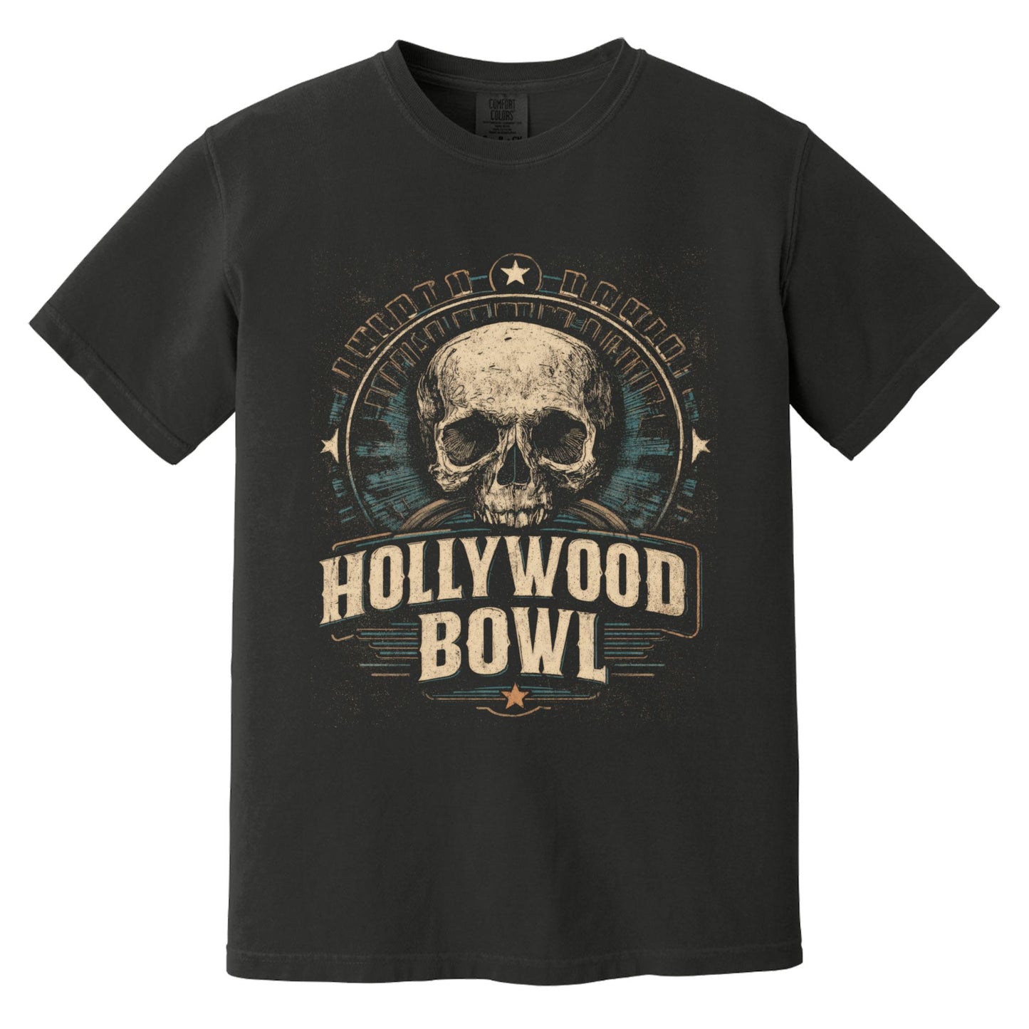 Hollywood Bowl T-Shirt | Comfort Colors® 1717 Black