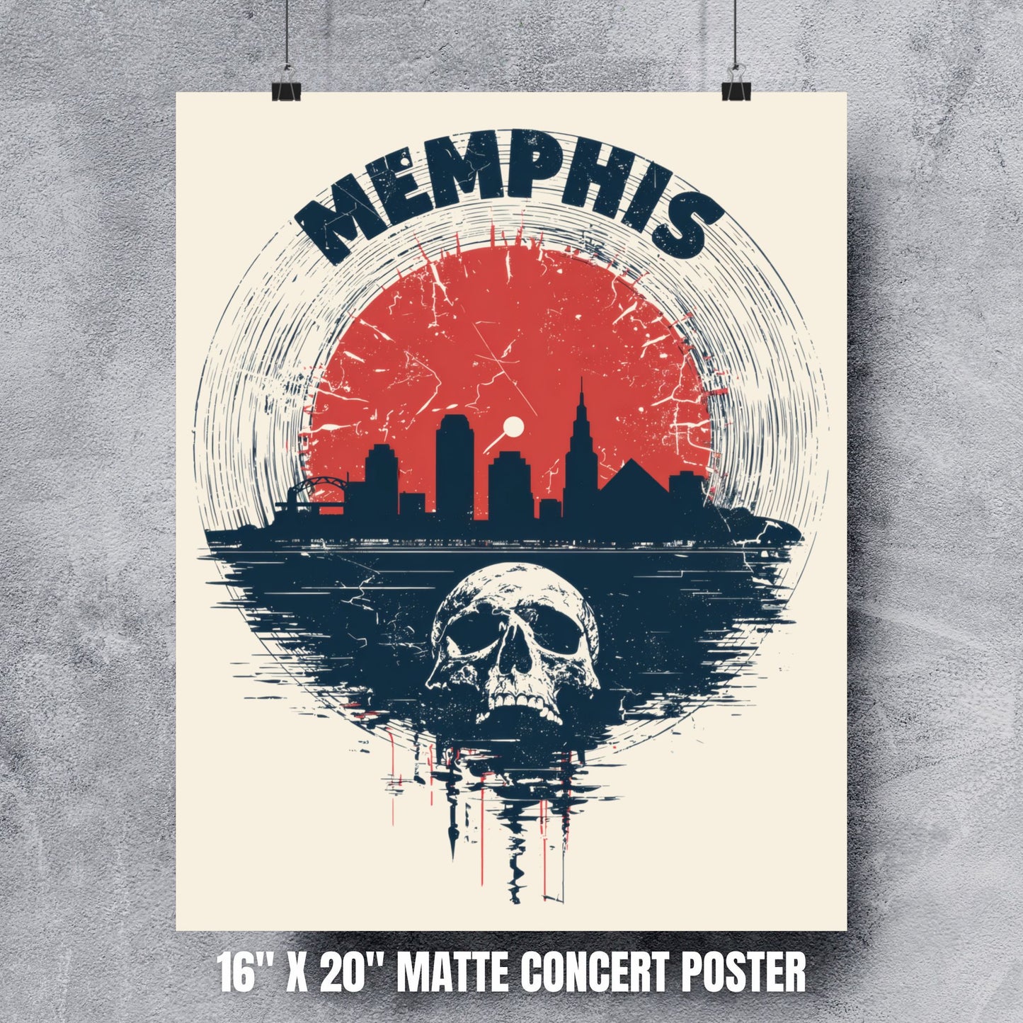 Memphis Vinyl Poster