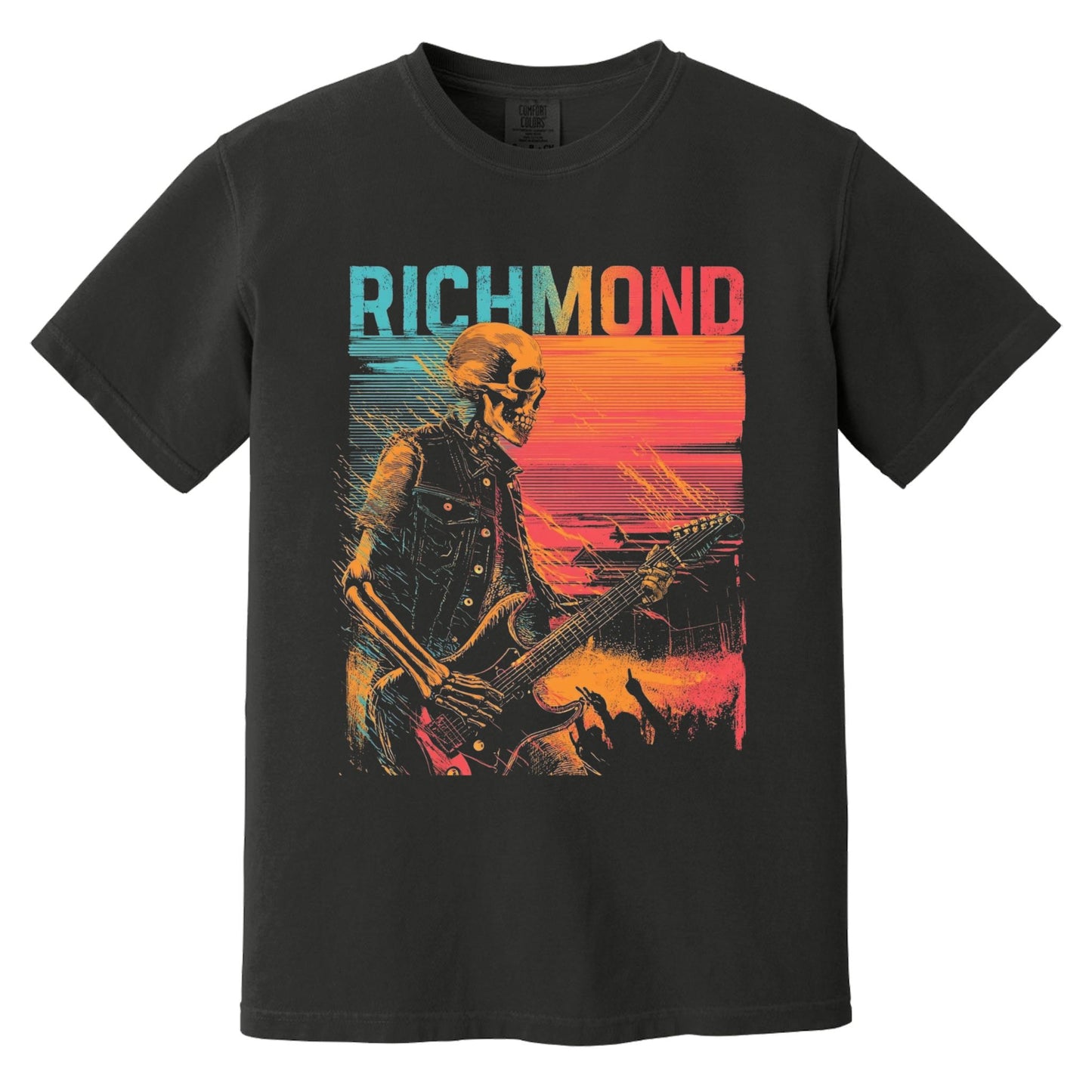 Riverfront Stage T-Shirt | Comfort Colors® 1717 Black