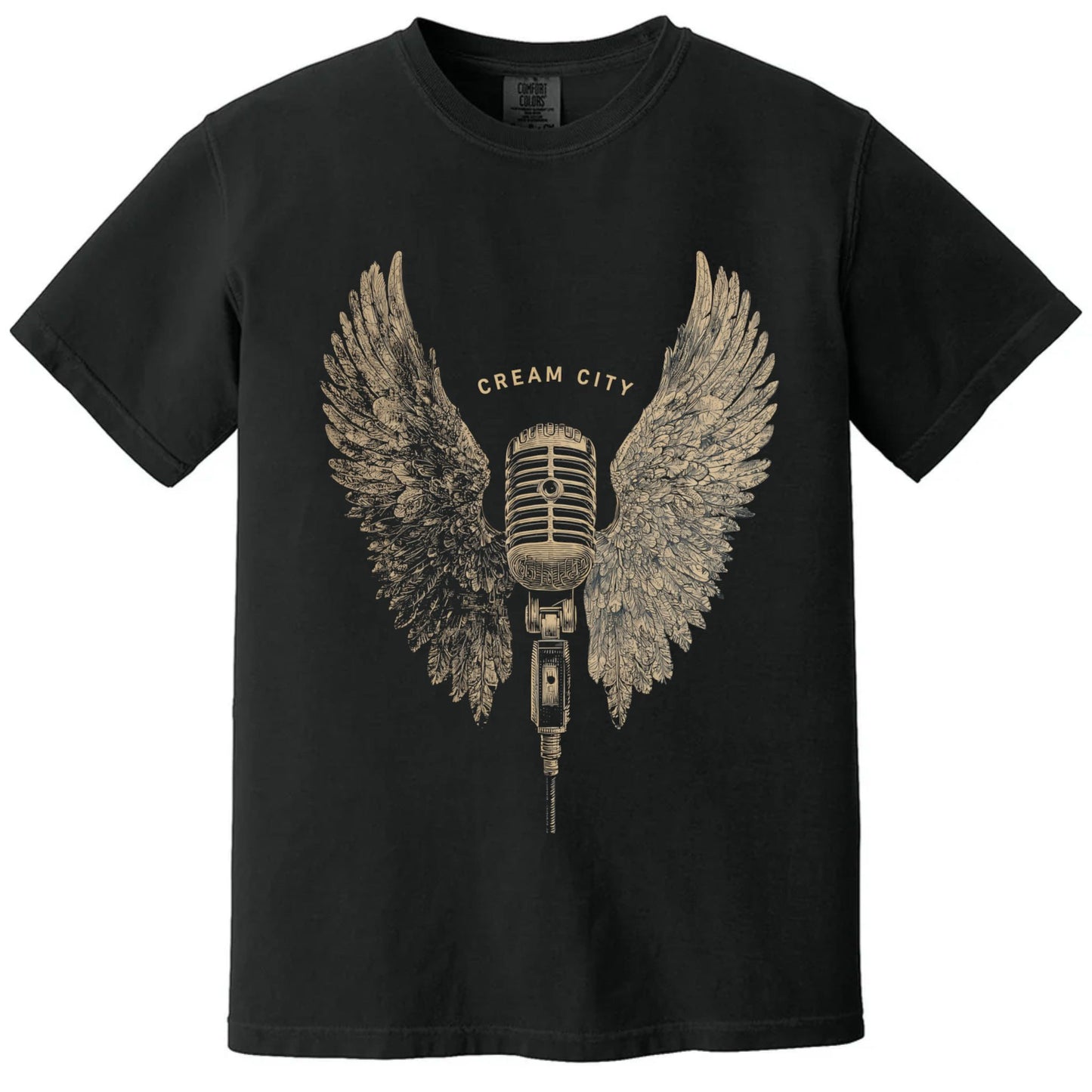 Cream City T-Shirt | Comfort Colors® 1717 Black