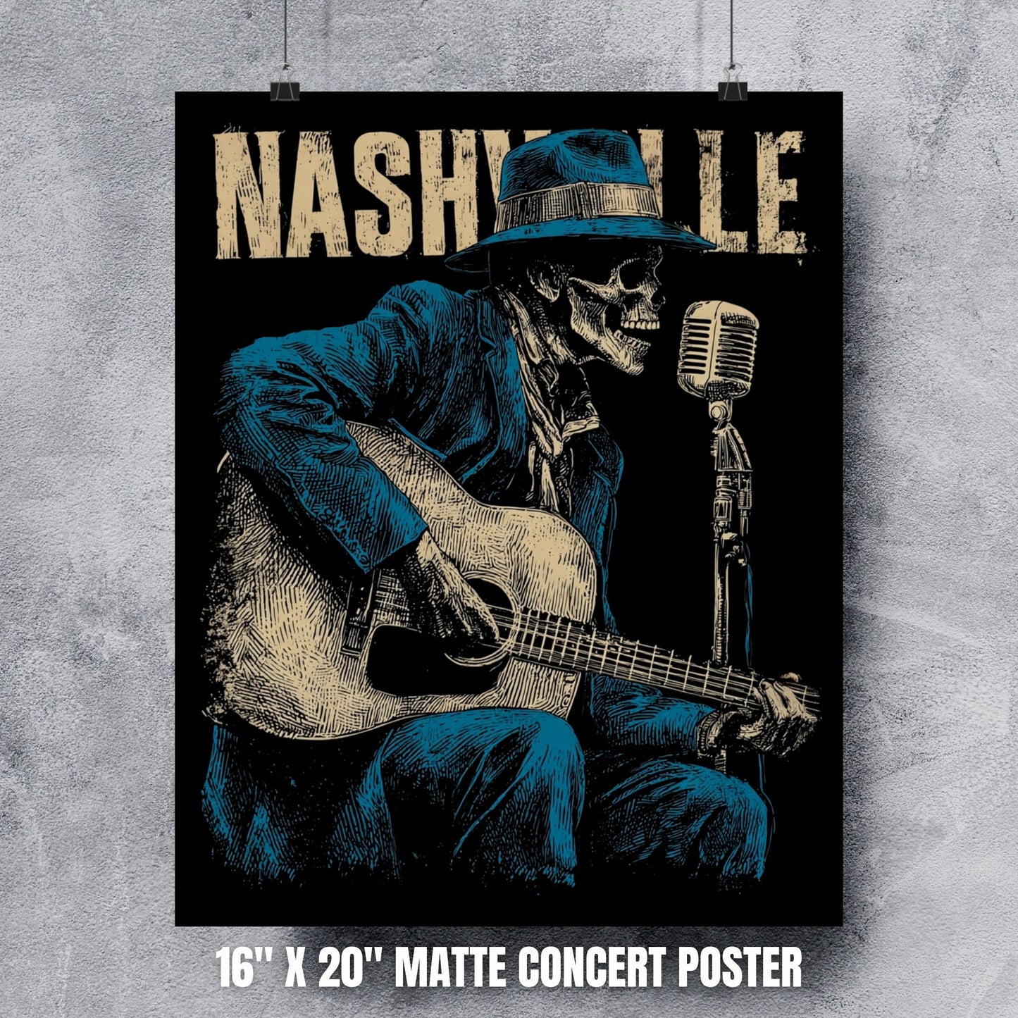 Nashville Blues Poster