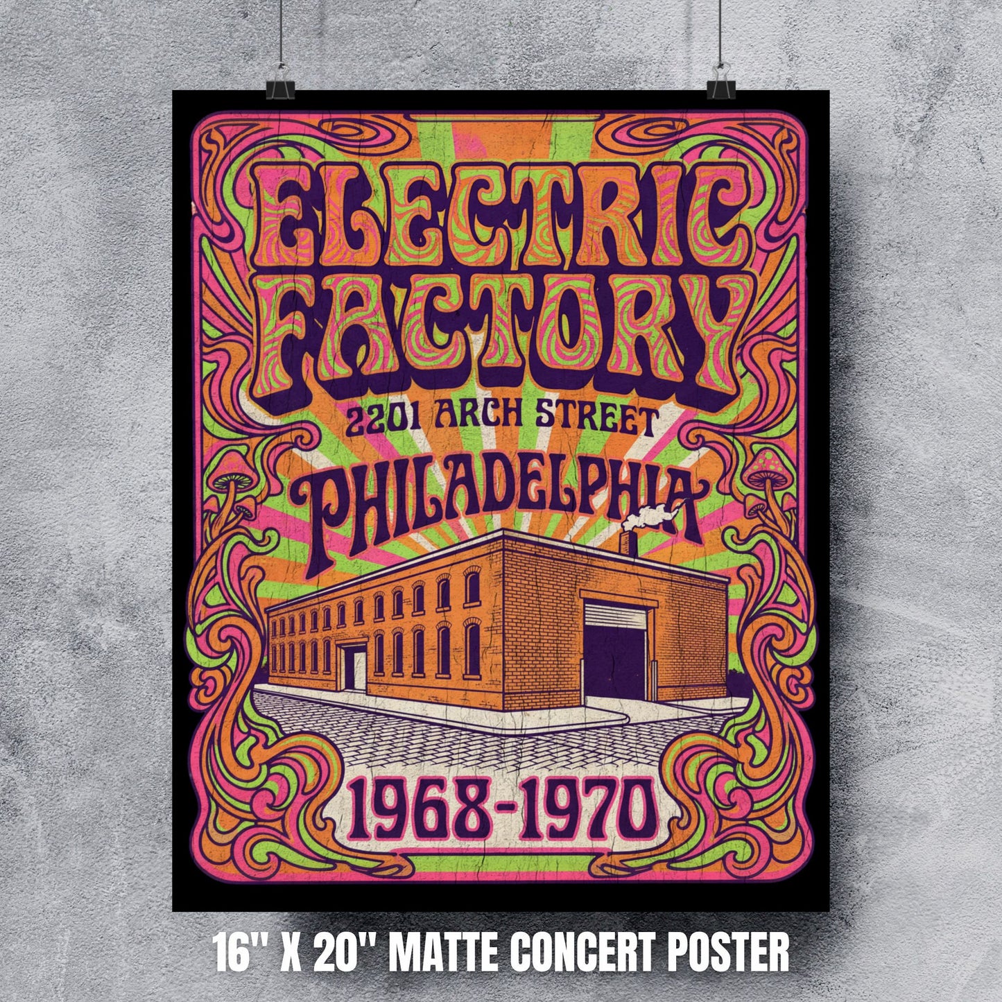 Electric Factory Poster