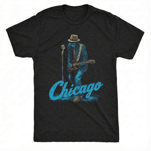 Chicago Waters T-Shirt | Comfort Colors® 1717 Black