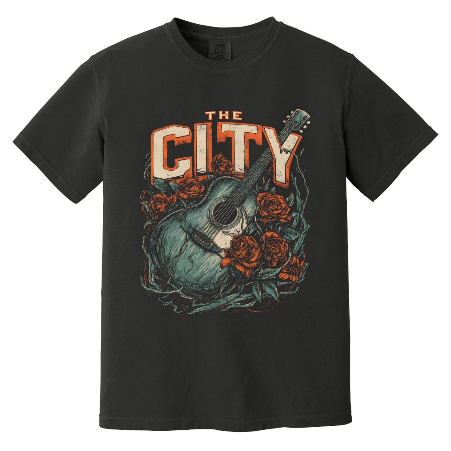 The City T-Shirt | Comfort Colors® 1717 Black