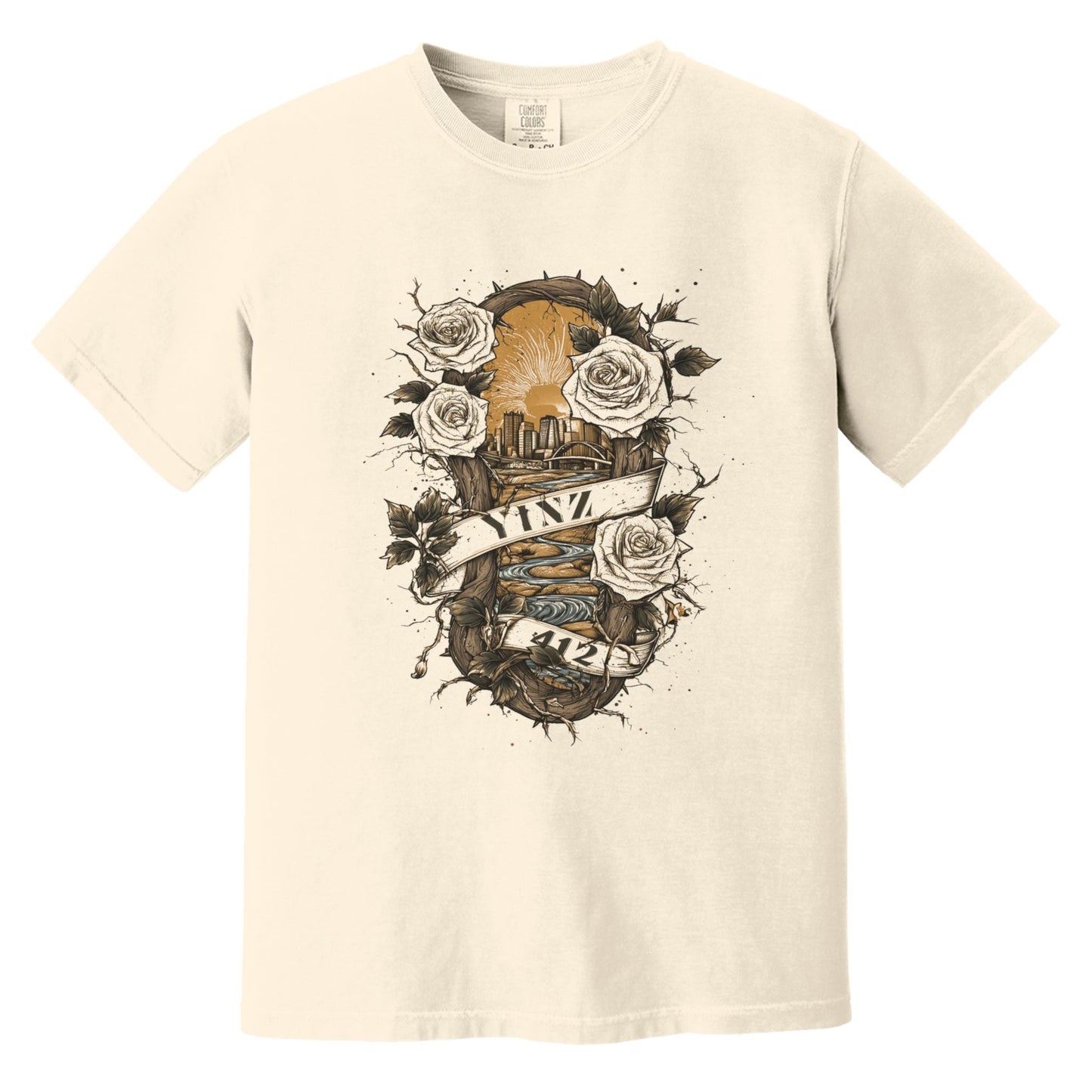 YINZ Heritage T-Shirt | Comfort Colors® 1717 Ivory