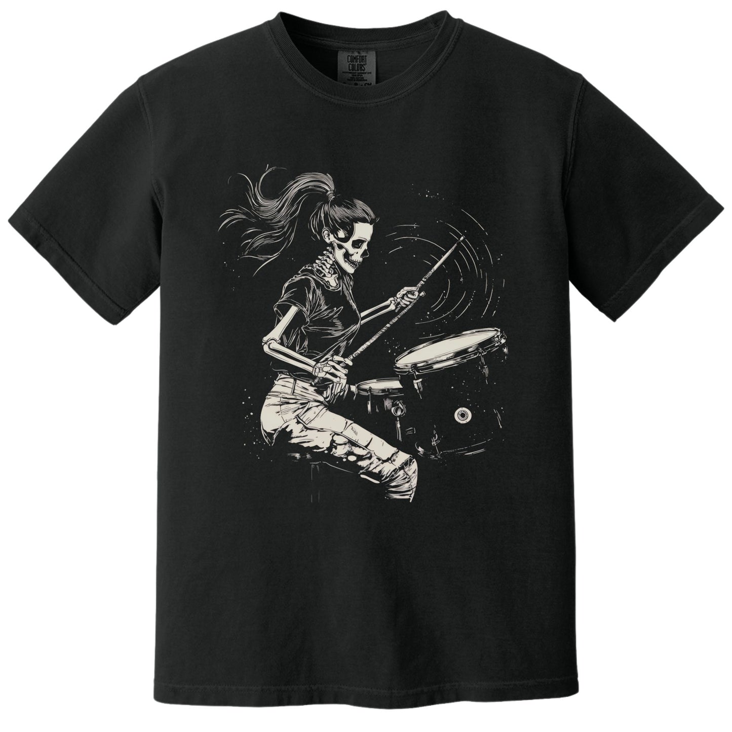 CLE Drummer T-Shirt | Comfort Colors® 1717 Black