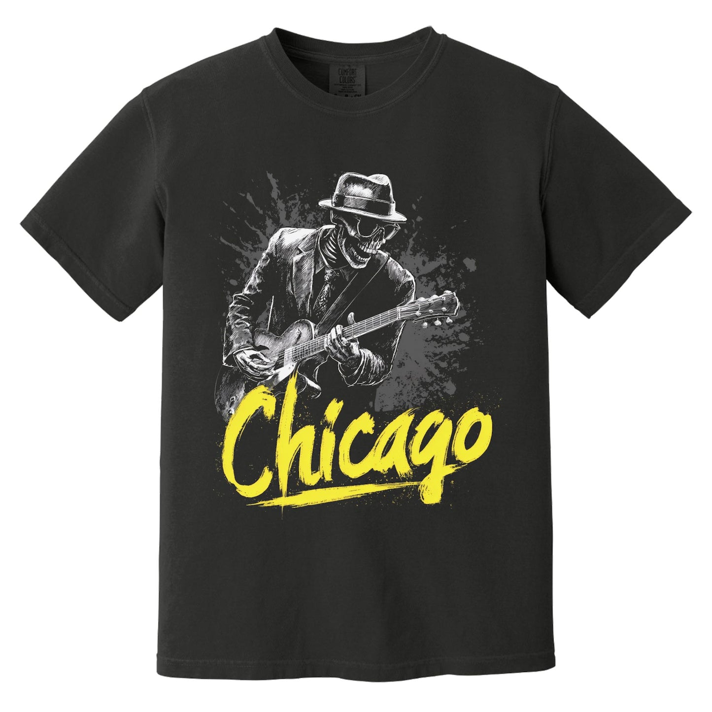 Chicago Gangsta T-Shirt | Comfort Colors® 1717 Black