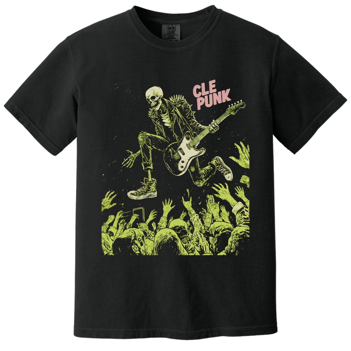 CLE Punk T-Shirt | Comfort Colors® 1717 Black