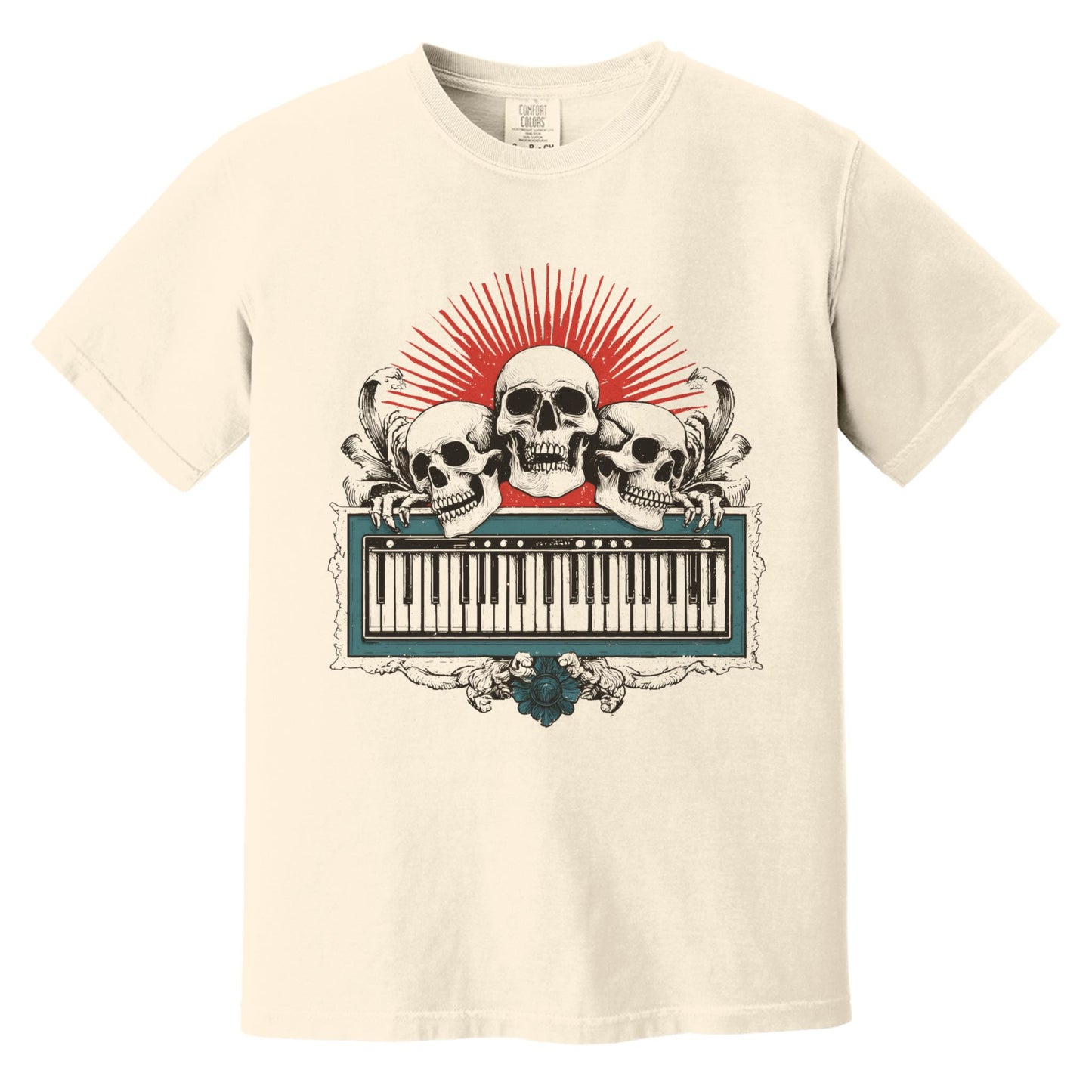 Haunted Keys T-Shirt | Comfort Colors® 1717 Ivory