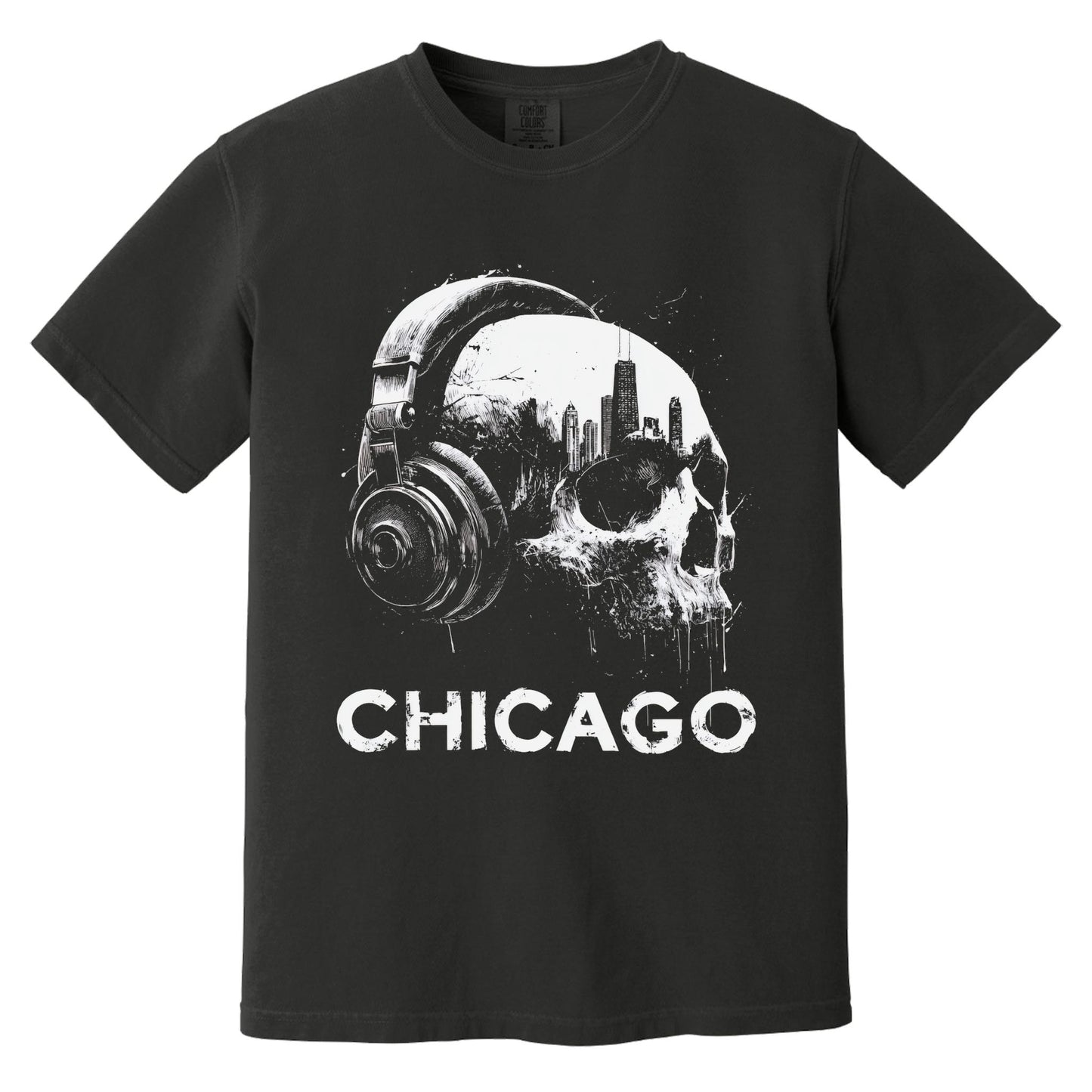 Chicago Vibes T-Shirt | Comfort Colors® 1717 Black