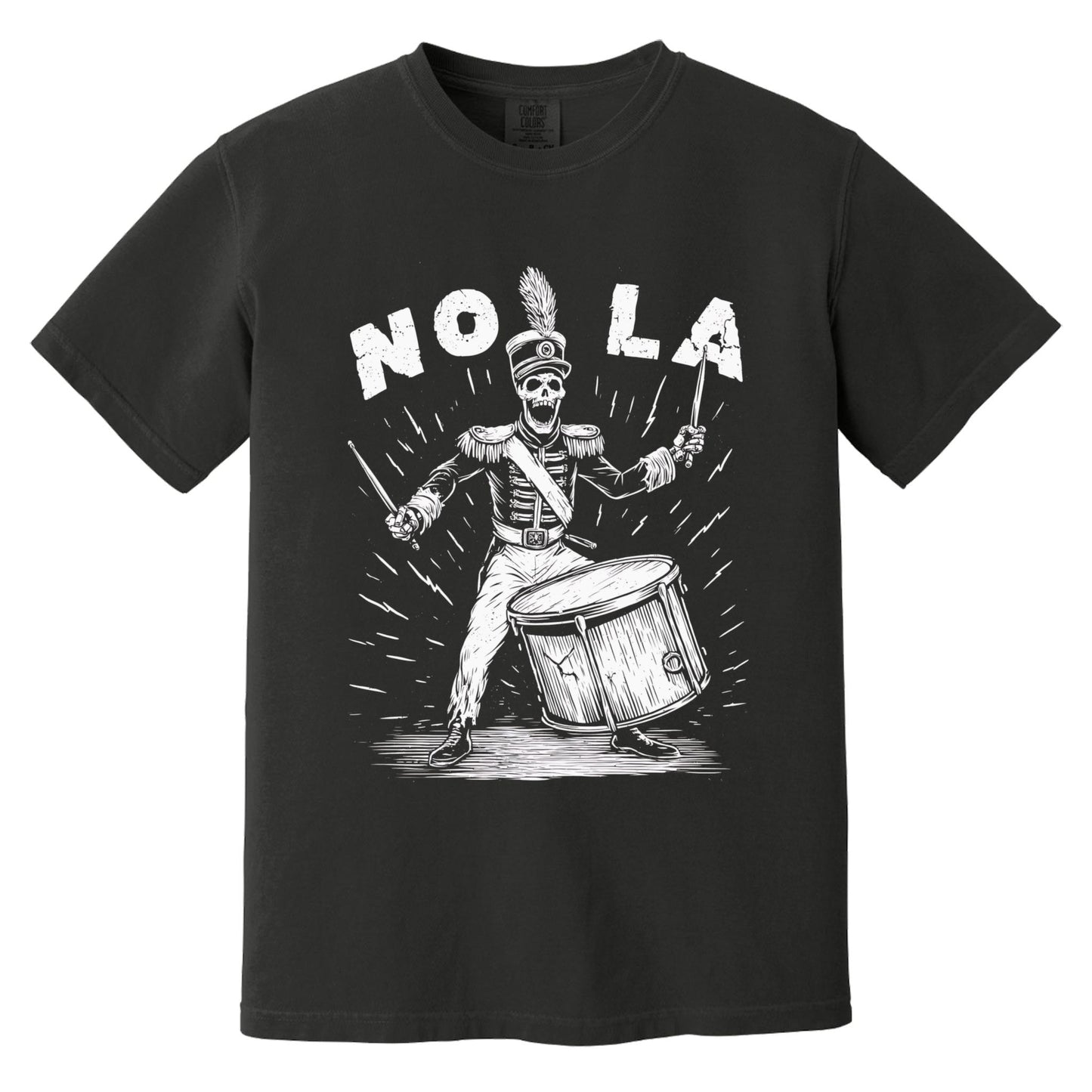 Second Line T-Shirt | Comfort Colors® 1717 Black