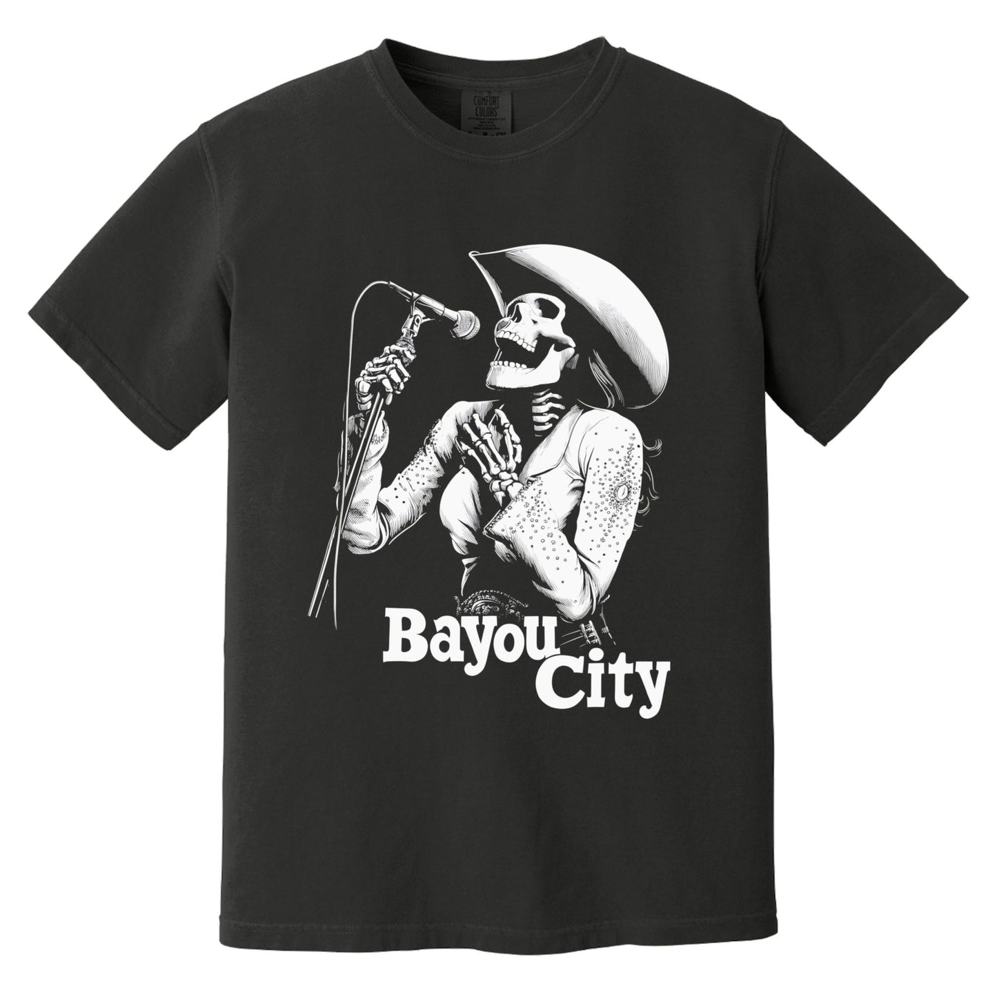 Bayou City T-Shirt | Comfort Colors® 1717 Black
