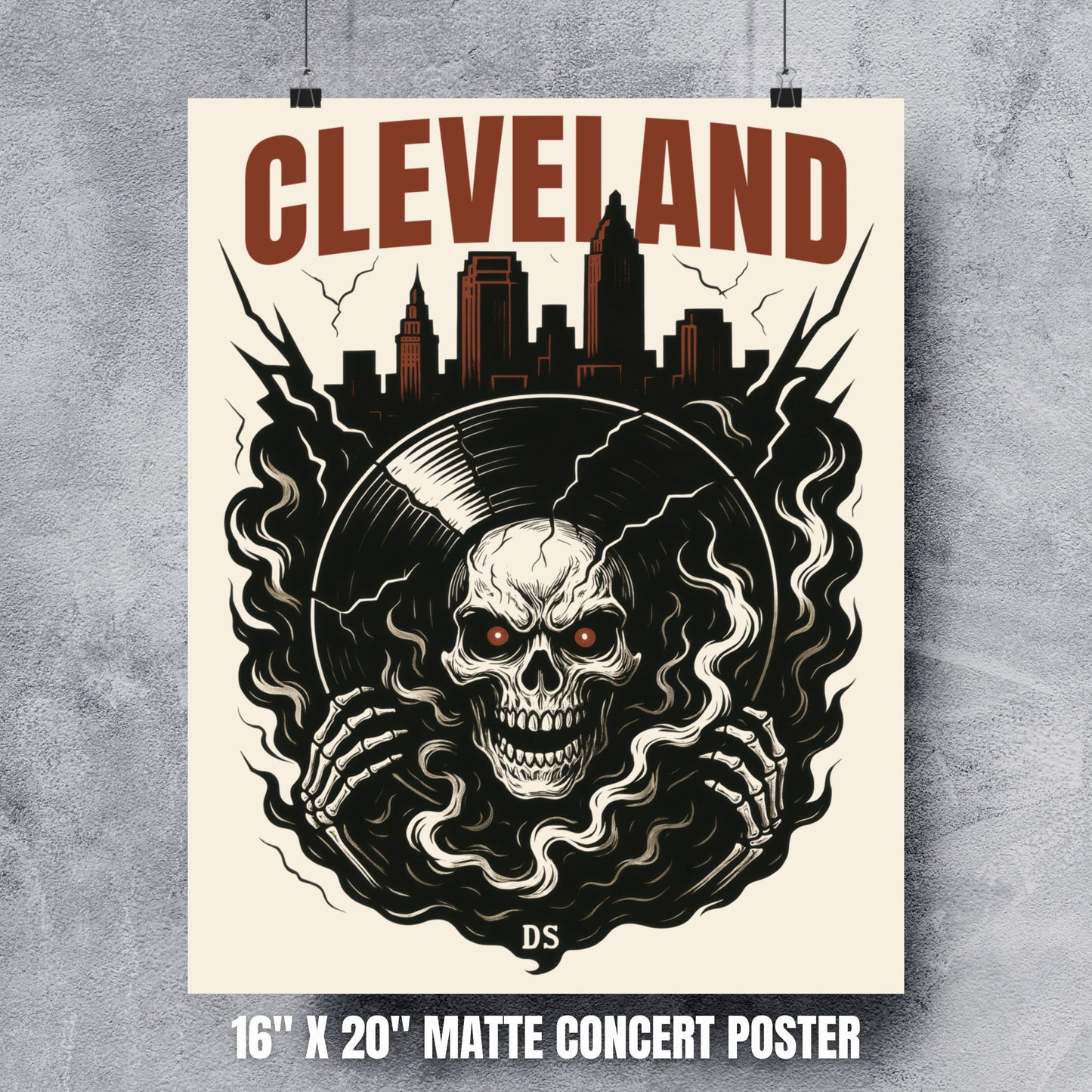 Cleveland Vinyl Poster