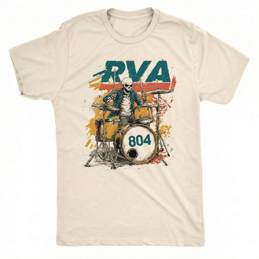 804 Drummer T-Shirt | Classic Tee Natural