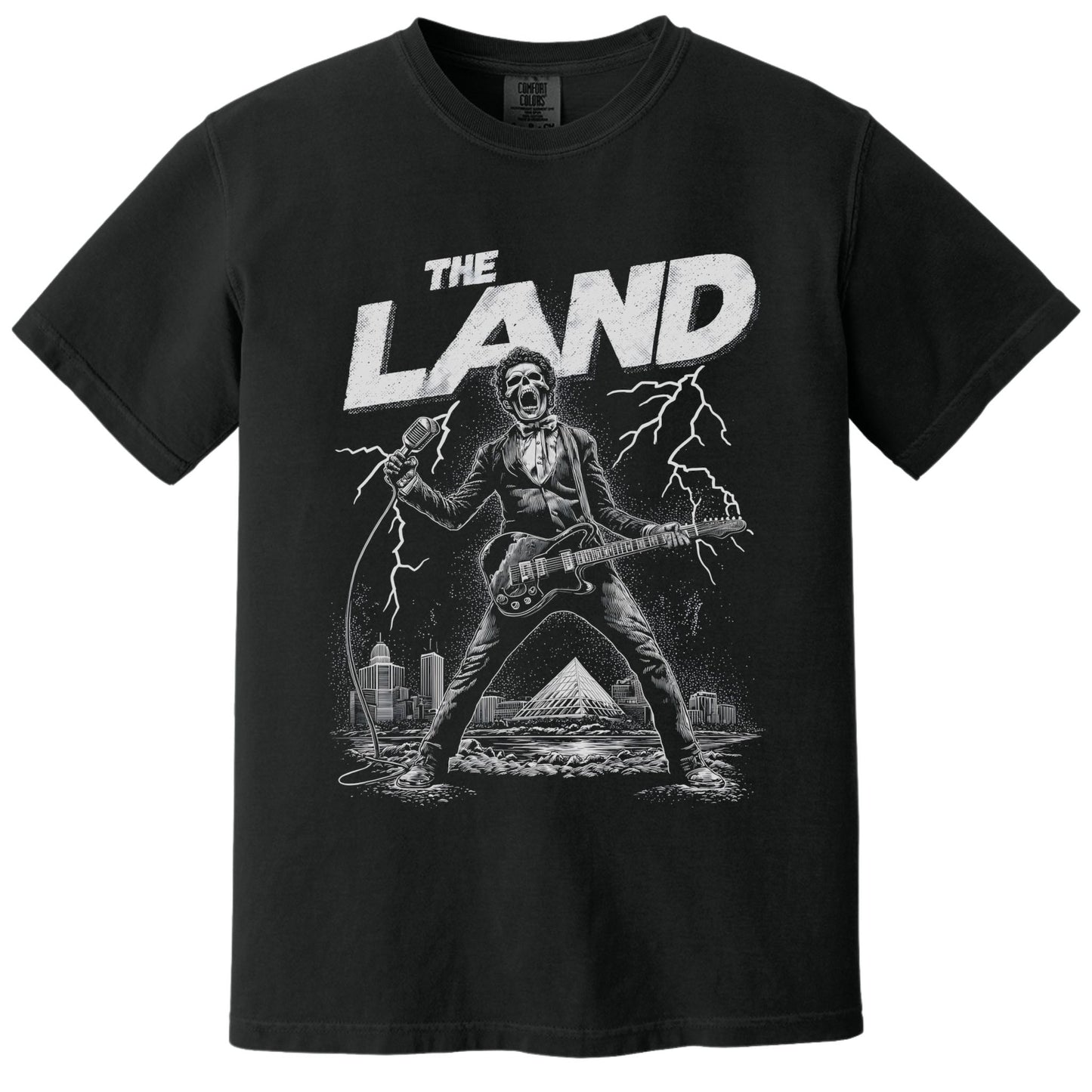 The Land Rocker T-Shirt | Comfort Colors® 1717 Black