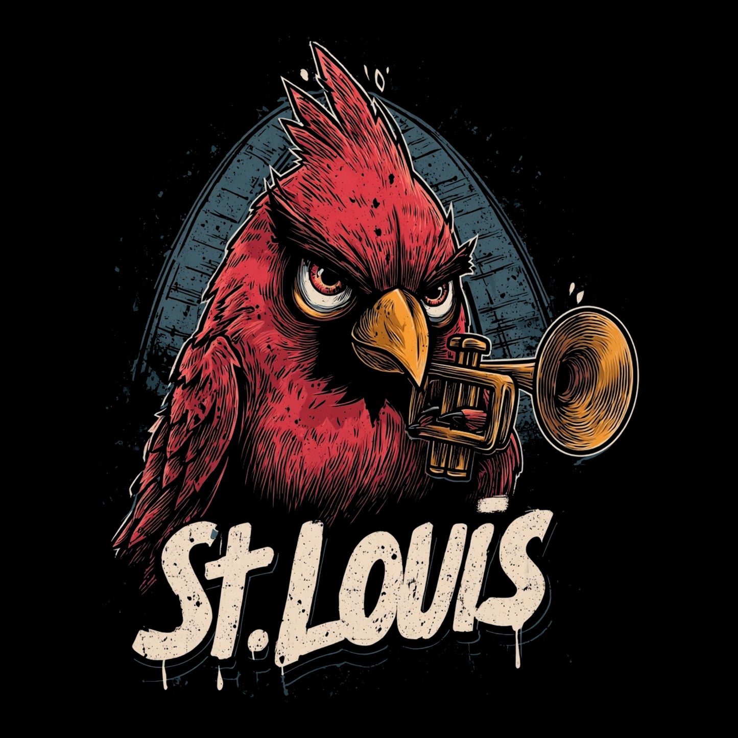 Cardinal Tee Design Black