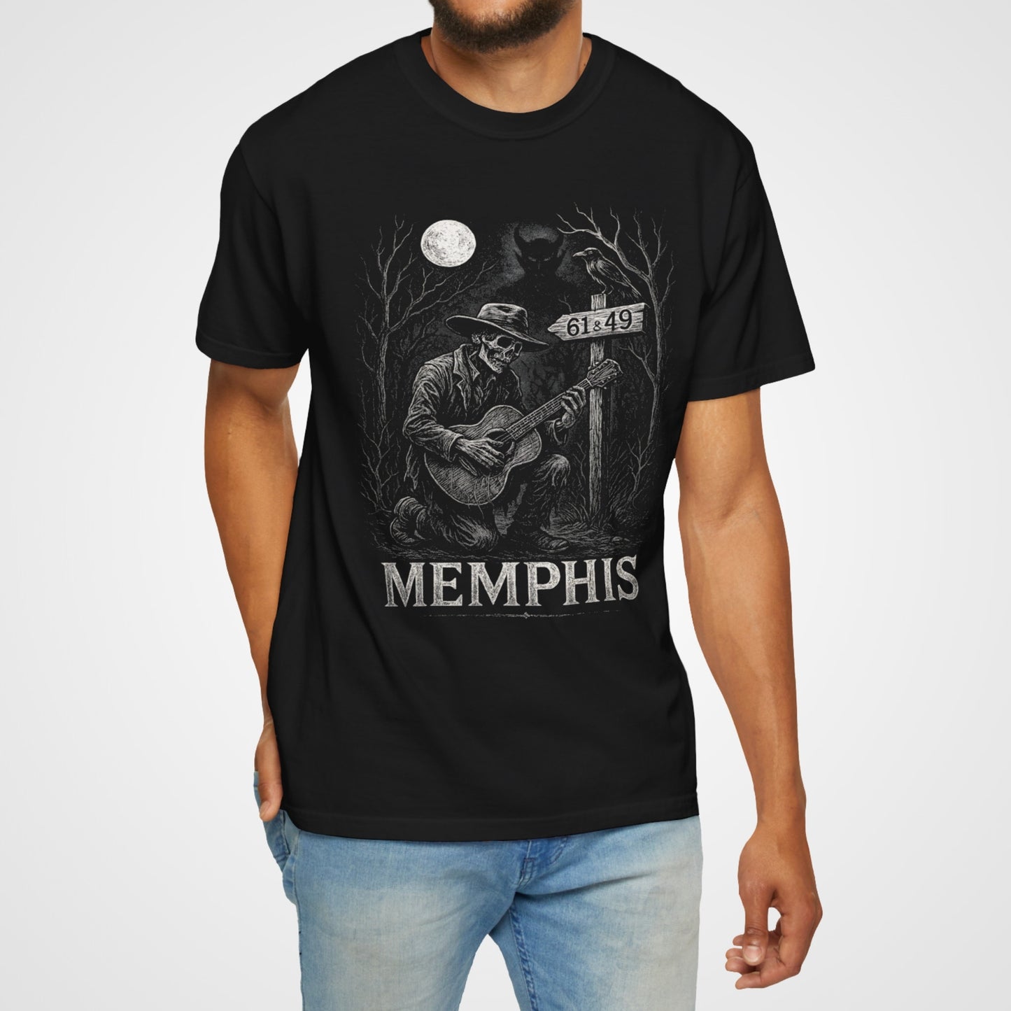 Memphis Lore T-Shirt Lifestyle Mockup