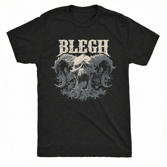 Blegh Tee Black Mockup