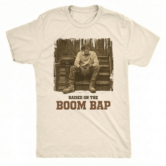 Boom Bap Tee Natural Mockup
