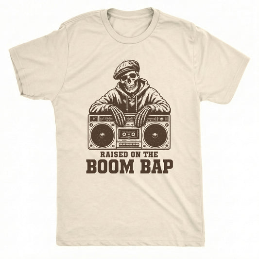 Boom Bap Tee Natural Mockup