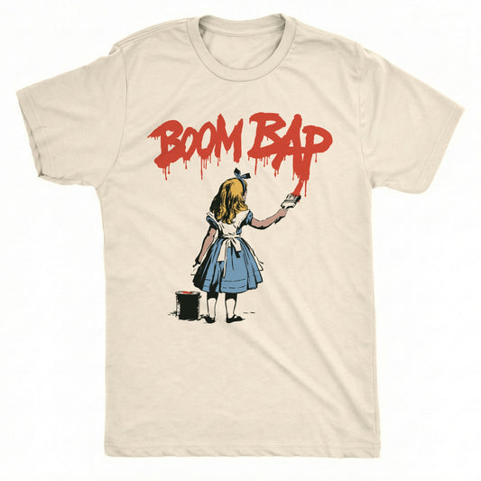 Boom Bap Tee Natural Mockup