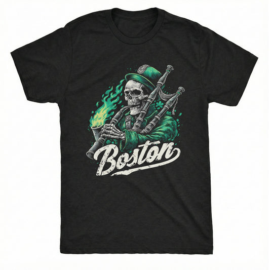 Boston Pipes T-Shirt | Class Tee Black