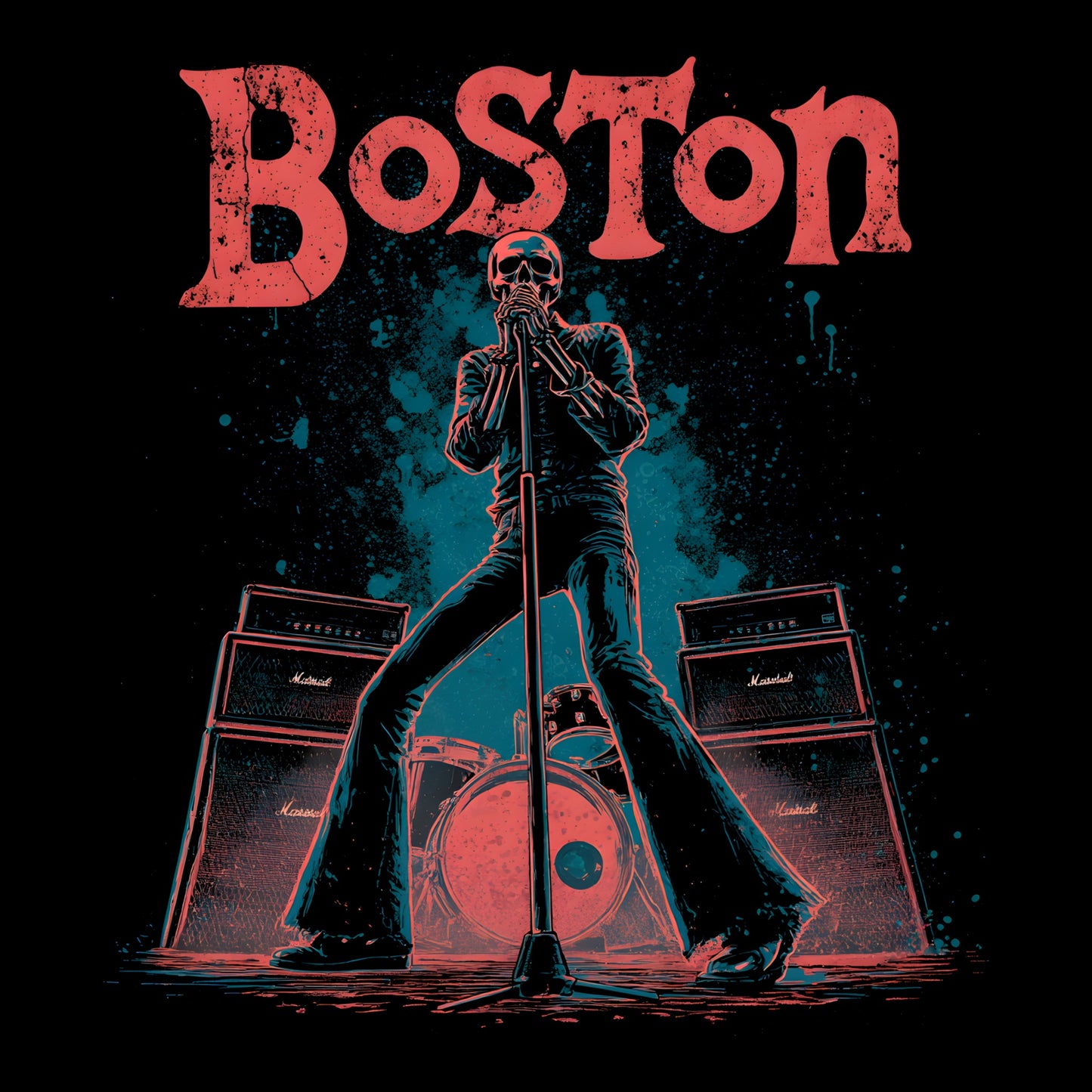 Boston Frontman T-Shirt Design