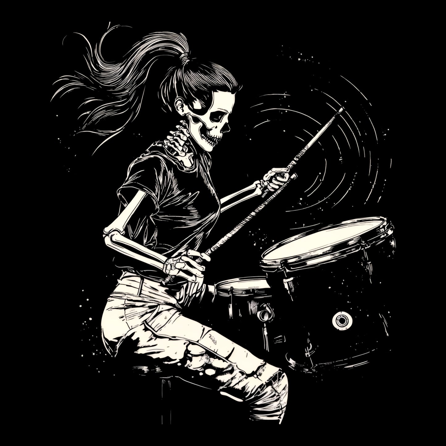 CLE Drummer T-Shirt Design