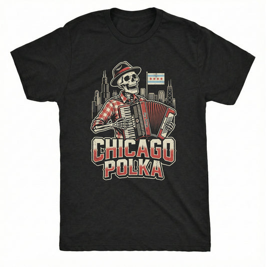Chicago Polka Tee | Classic Tee Black