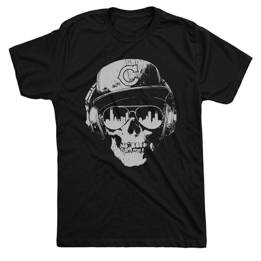 Chicago Smile Tee Black Mockup