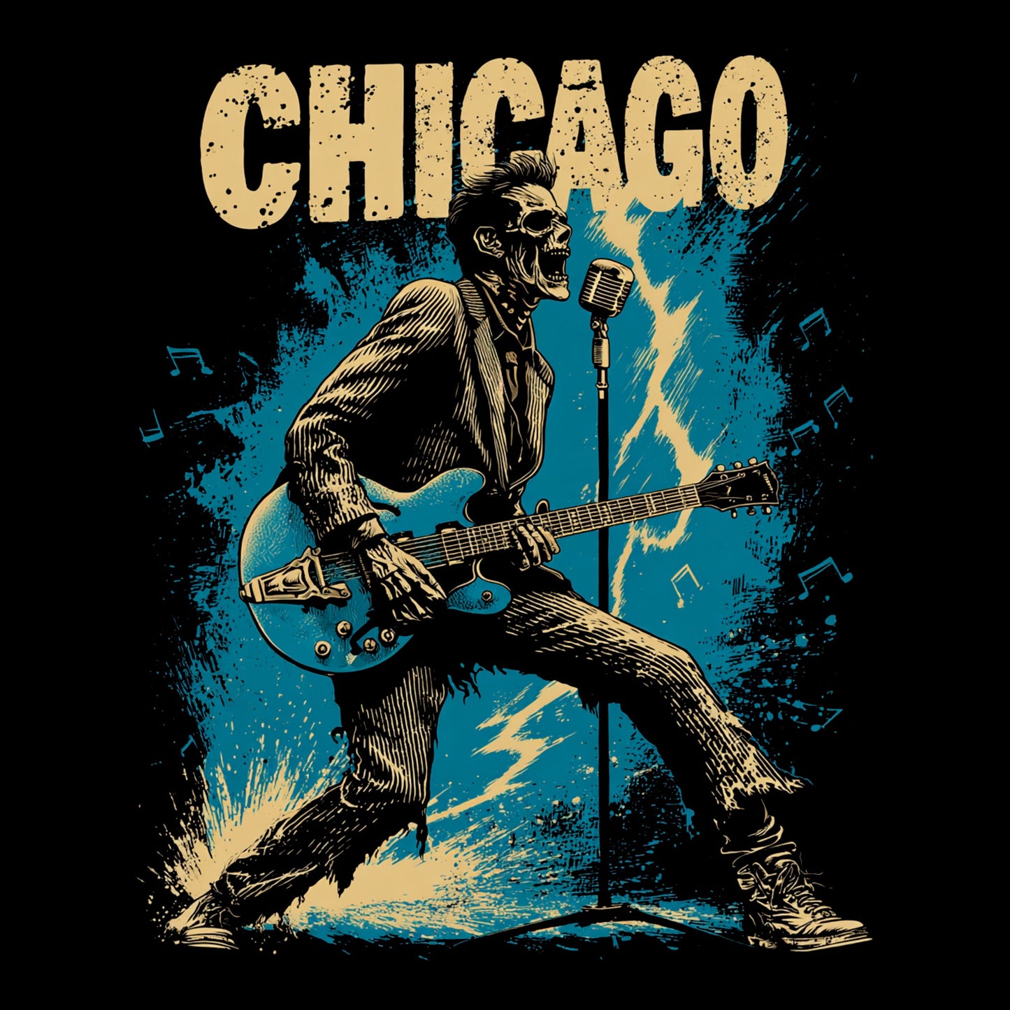 Chicago Lightning T-Shirt Design