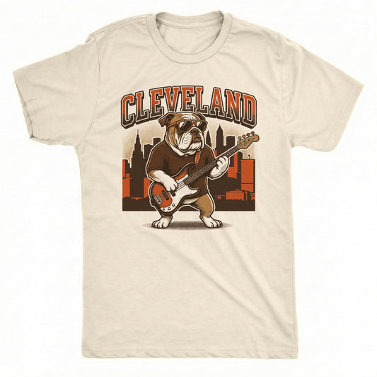 Cleveland Dog Tee | Classic Tee Natural