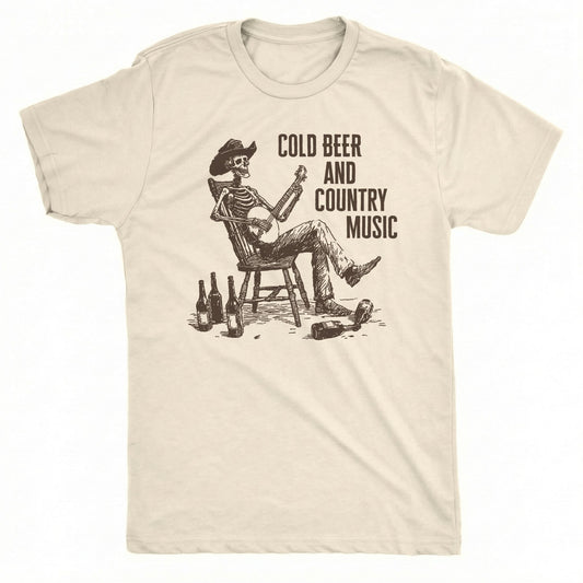 Cold Beer Tee | Comfort Colors® 1717 Natural