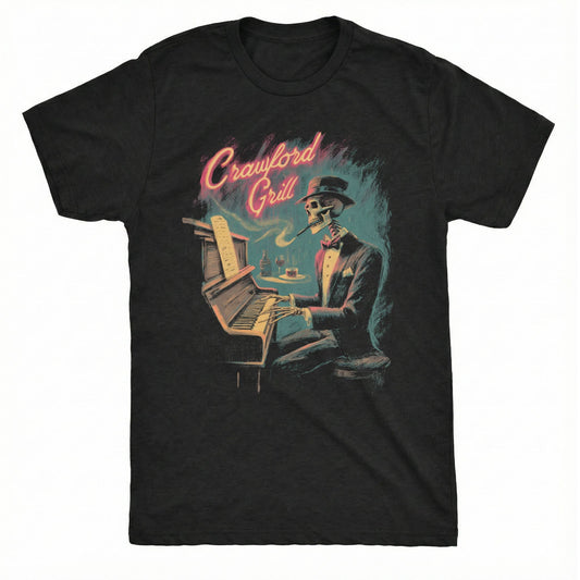 Crawford Grill T-Shirt | Comfort Colors® 1717 Black