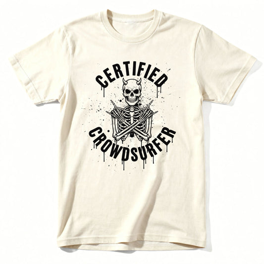 Crowdsurfer Tee | Comfort Colors® 1717 Natural