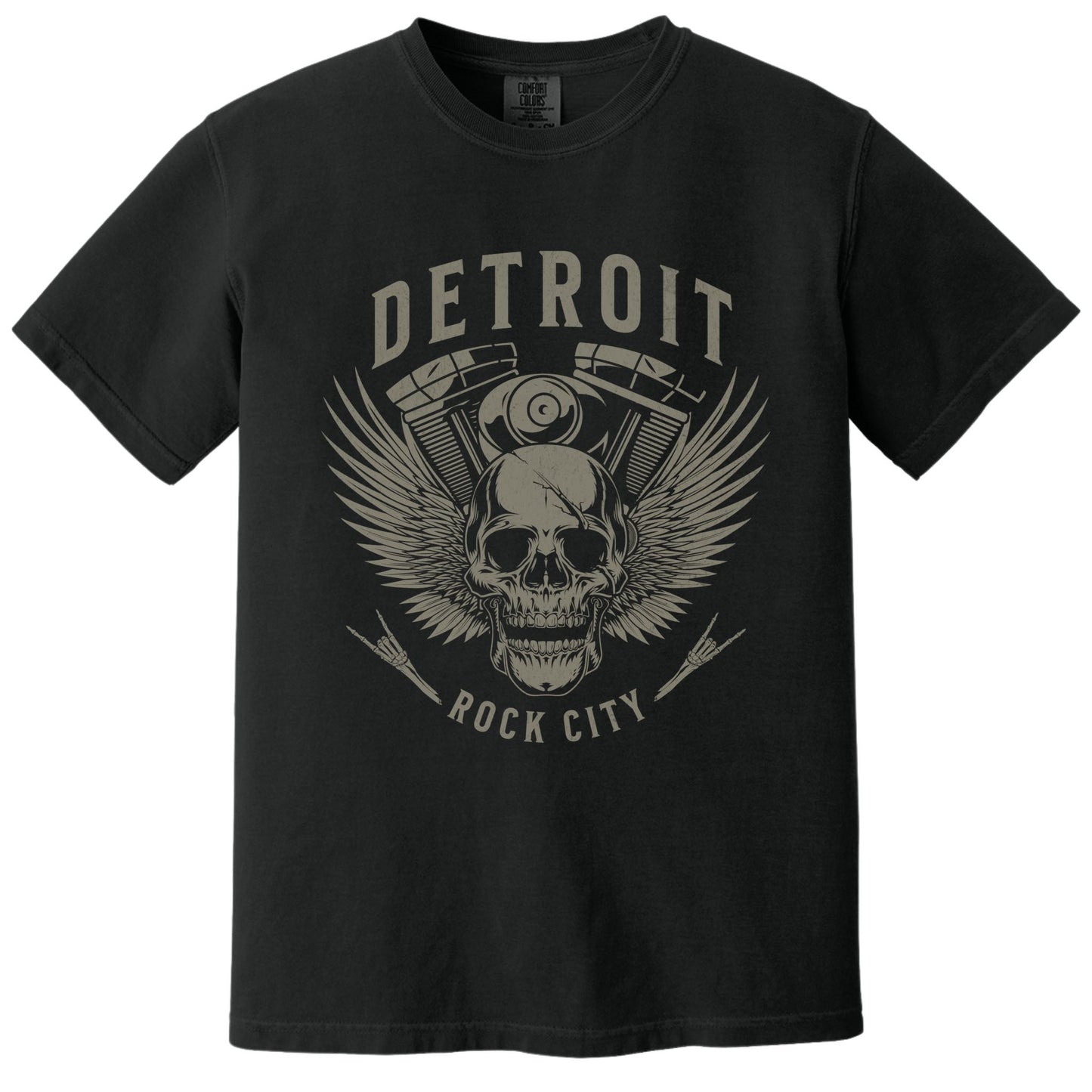 Detroit Rock City Tee | Comfort Colors® 1717 Black