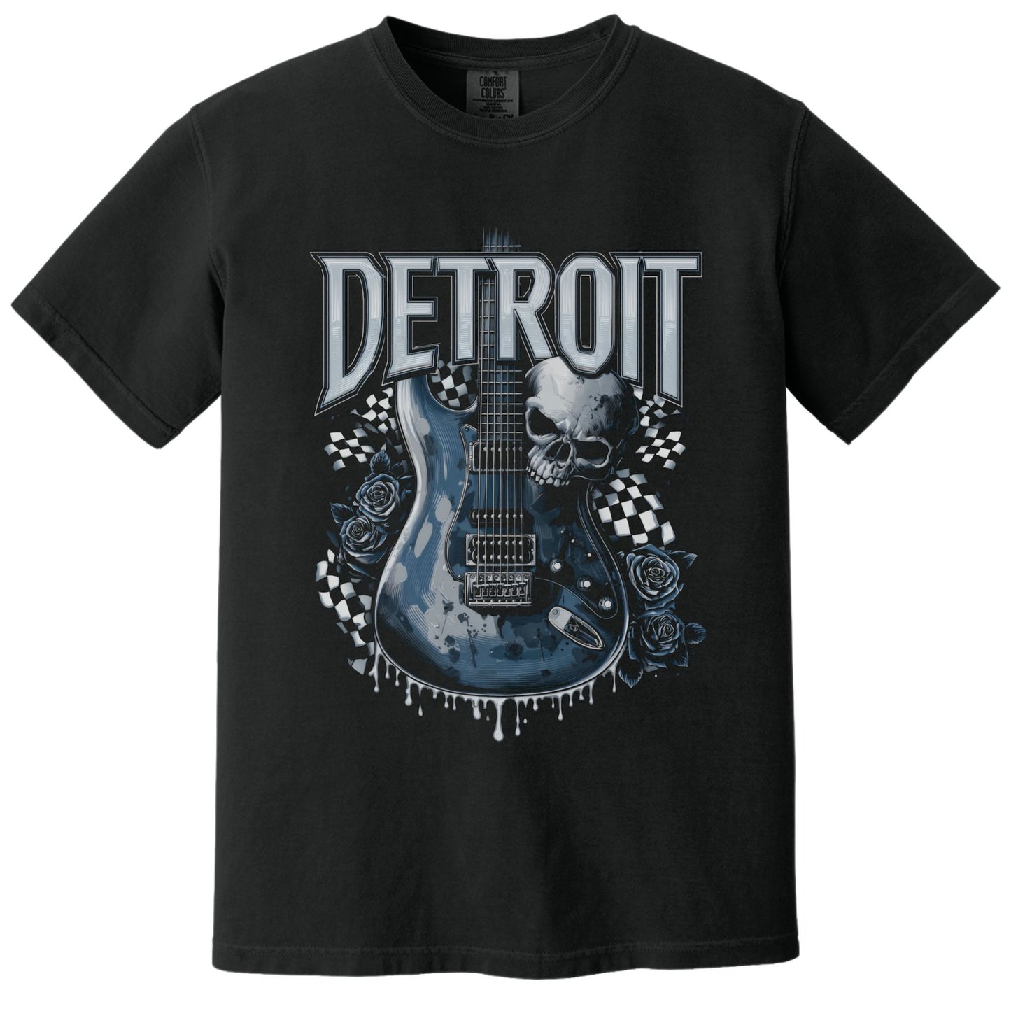 Detroit Vibes T-Shirt | Comfort Colors® 1717 Black