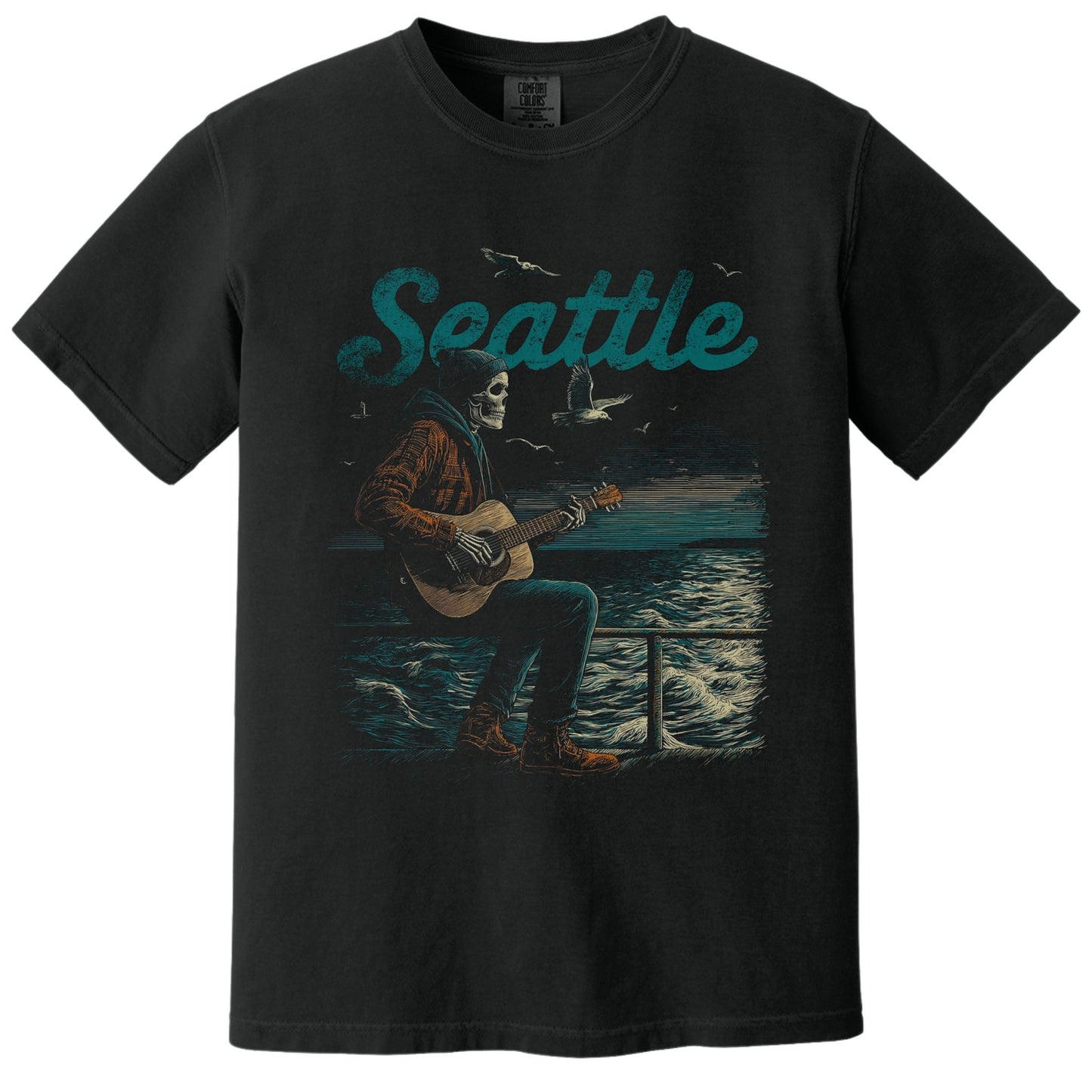 Ferry Ride Tee | Comfort Colors® 1717 Black