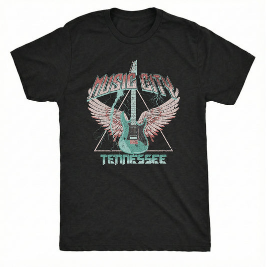 Flying Guitar Tee | Class Tee Black